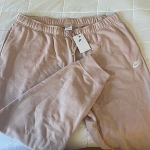 Nike, size 2x, light pink joggers.